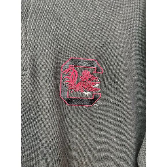 South Carolina USC Gamecocks Outer Banks Polo Shirt Mens XL Black Embroidered - Picture 4 of 7
